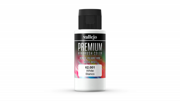 Vallejo Premium Airbrush Farbe - Weiss - 60ml