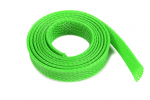 RevTec - Kabel-Schutzhülle - Geflochten - 10mm - neon grün - 1m
